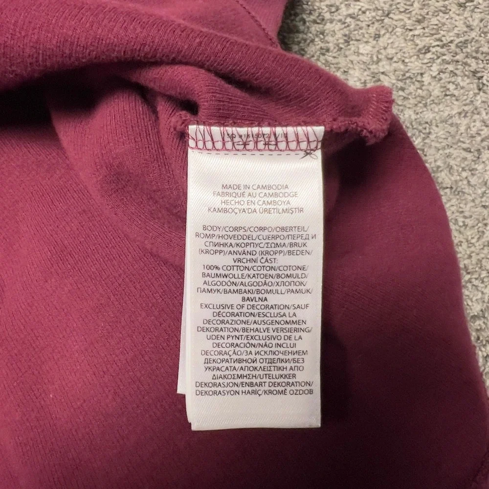 Polo Ralph Lauren Mens XL Burgundy Red Quarter Zip Pullover Ribbed Sweatshirt